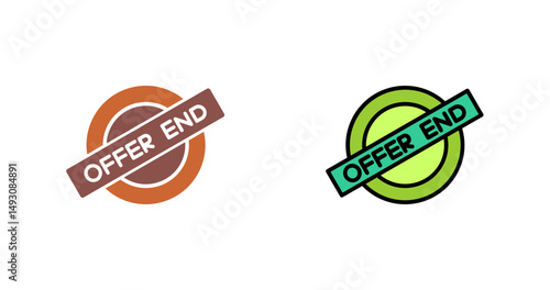Offer End Icon Design