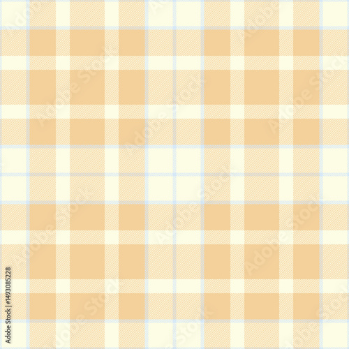 Subtle pastel plaid pattern in peach and cream.  Perfect for textile design, website backgrounds, or crafting projects.  Evokes a feeling of calm and serenity.