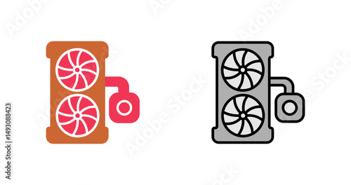 Cooling System Icon Design