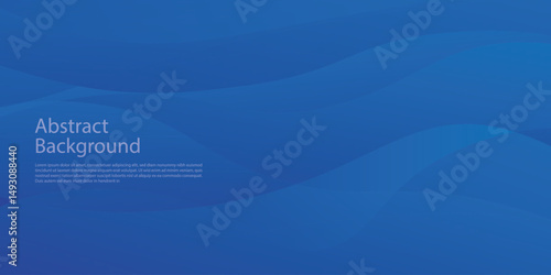Teal background. Abstract very saturated light bluish cyan pattern with translucent curved line. Vector EPS 10 Illustration
