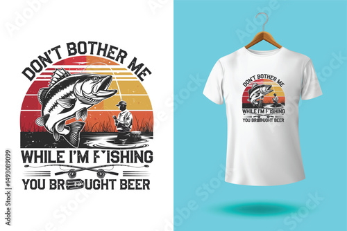 Fishing t shirt design retro and vintage style and t shirt graphic designs for fish man