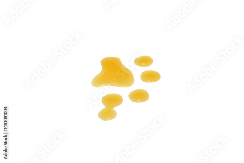 Machine oil stains on PNG background.