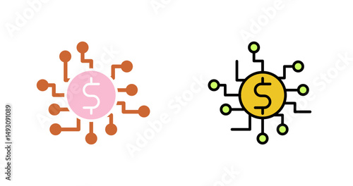 Digital Currency Icon Design