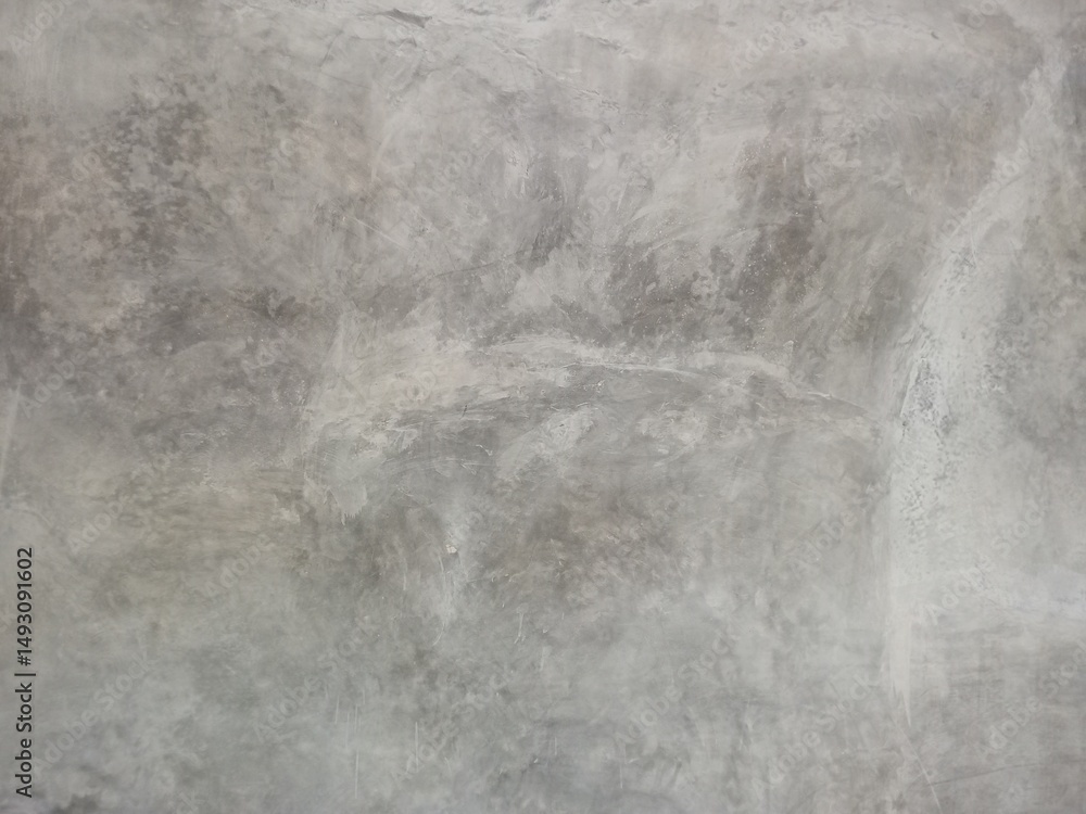 Naklejka premium Smooth Gray Polished Concrete Wall Texture