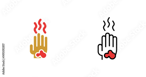 Smelly Hands Icon Design