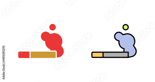 Cigarette Icon Design