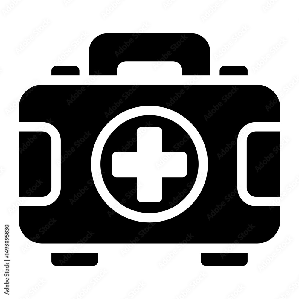 Obraz premium first aid kit icon
