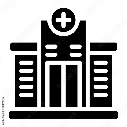 hospital building icon