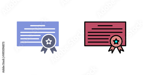 Diploma Icon Design