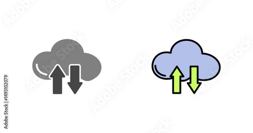 Cloud Computing Icon Design