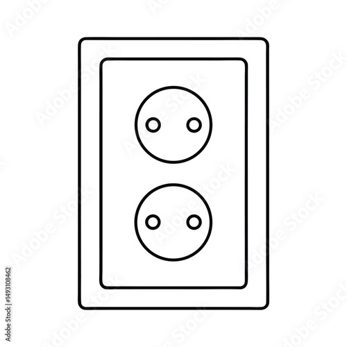 Free Download electrical outlet isolated on white background - GFXLoad