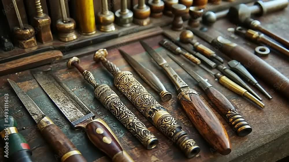 Antique Tools and Knives Collection: A Glimpse into History
