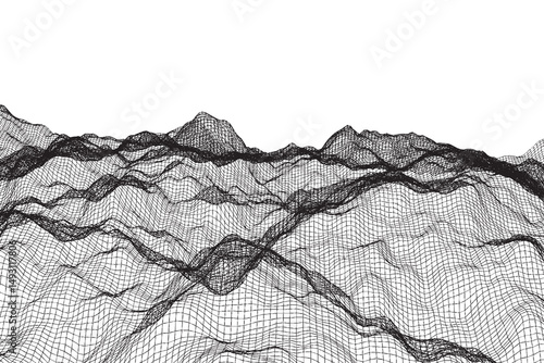 Smooth Network Wave BackYou can use these network waves for your elegant design that will be stand out by trendy visualization in the spirit of minimalist art and splendid tech-futuristic combination.