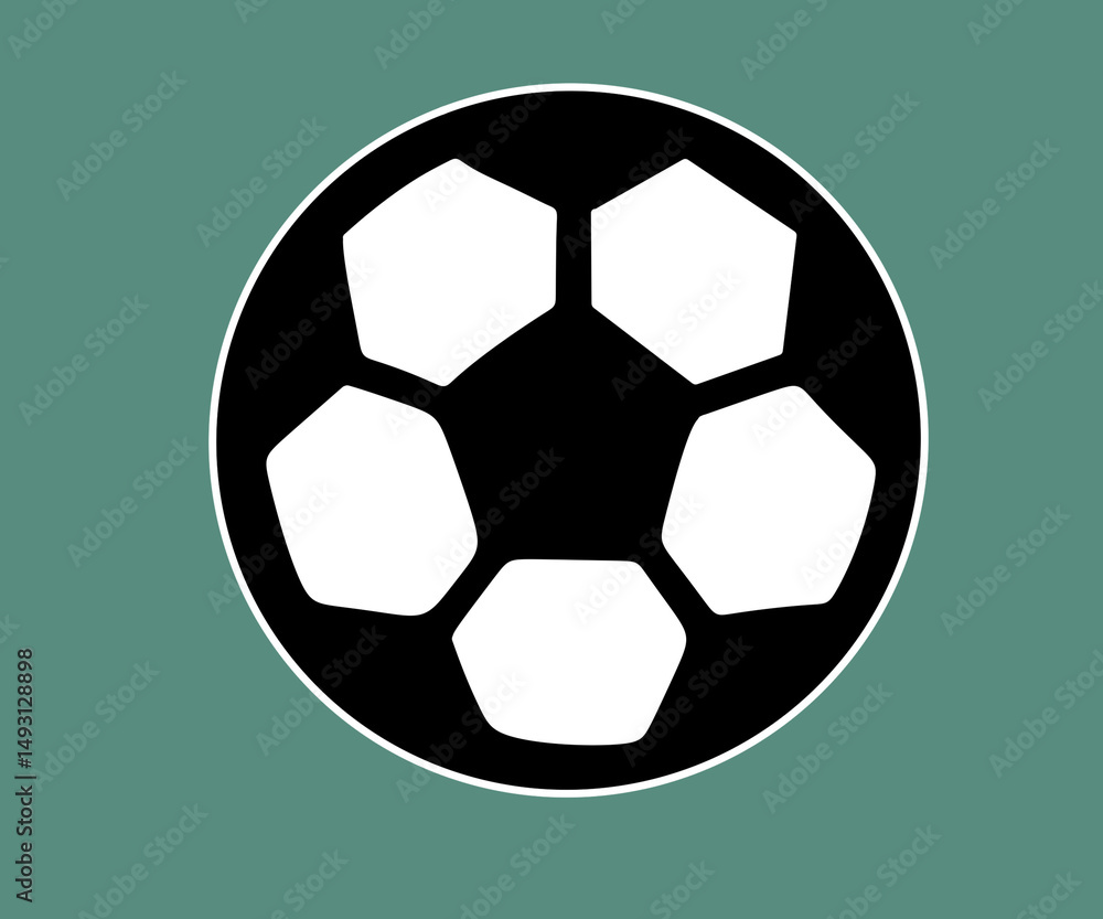 Fototapeta premium Soccer Ball Icon