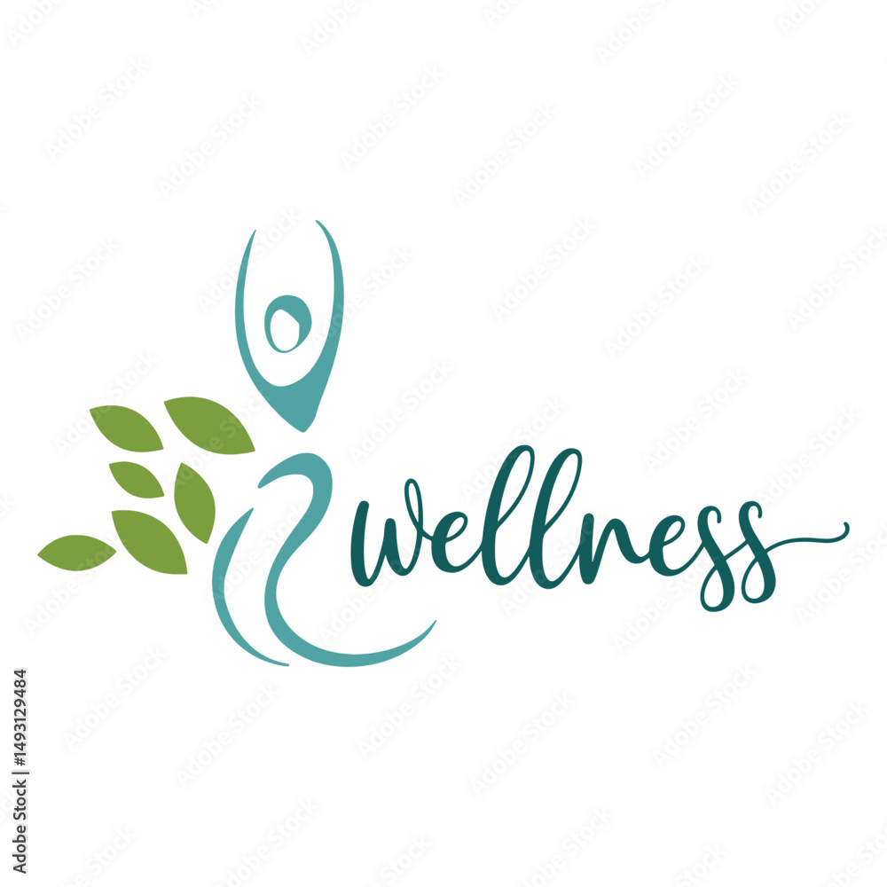 Obraz premium Wellness Logo Design,