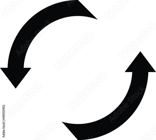 Photos cyclic rotation icon