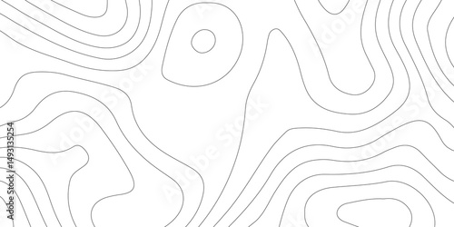 Abstract Topographic map background with wave line. White wave paper curved reliefs abstract background. Vector illustration. wave Line topography map contour background.