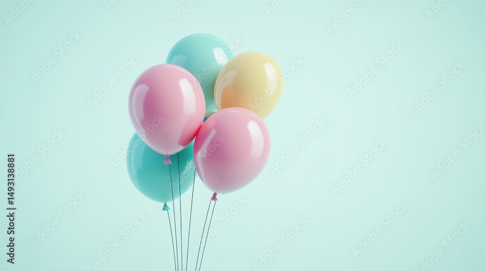 Pastel balloons celebration Pastel balloons celebration