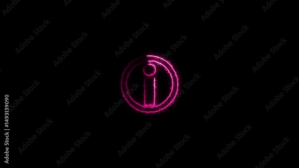 Red exclamation mark icon animation on dark background. Exclamation mark means warning or danger risk message.4k video animation . Red exclamation mark icon animation on dark background. Exclamation mark means warning or danger risk message.4k video animation .