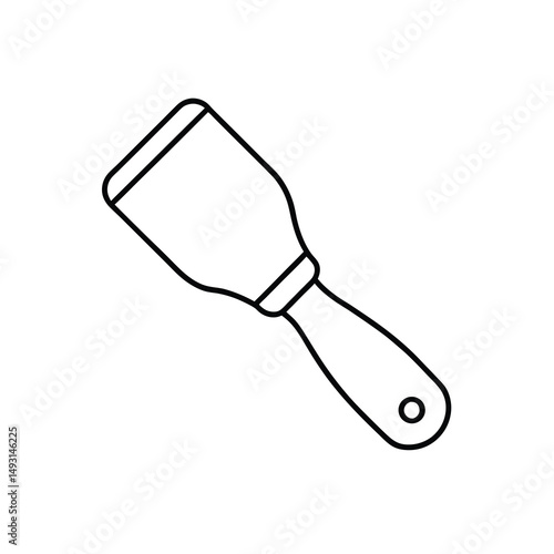 Mandoline slicer tool Black line drawing