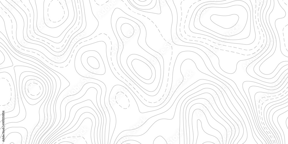 Abstract Topographic map background with wave line. White wave paper curved reliefs abstract background. Vector illustration. wave Line topography map contour background.