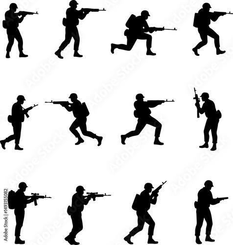 American army Guardians of Duty: Soldiers in Silhouette"
