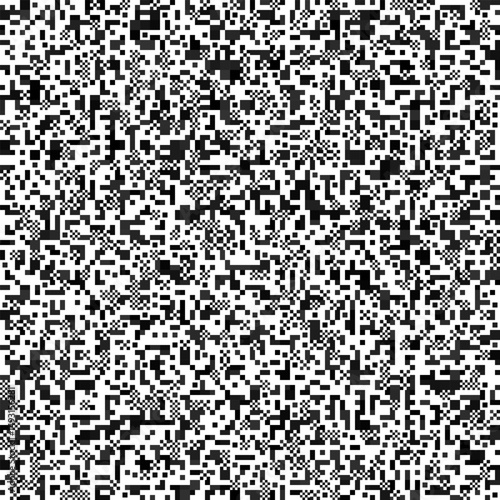 QR code abstract background Seamless vector backdrop