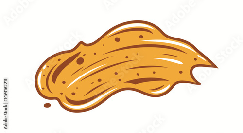 Whipped Peanut Butter Illustration