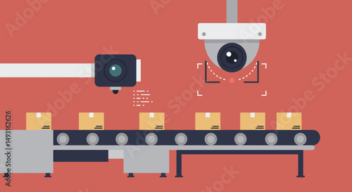 Automated Packaging Line With Camera Inspection