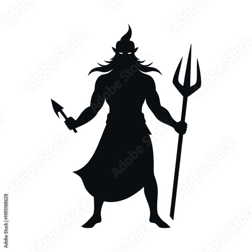 vector illustration of a witch