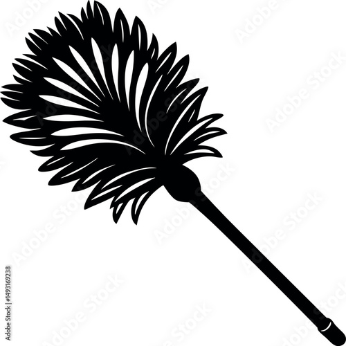 Feather Duster Vector Graphic for Designers