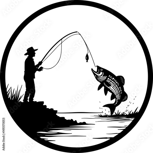 Silhouette of Gondolier on Boat

