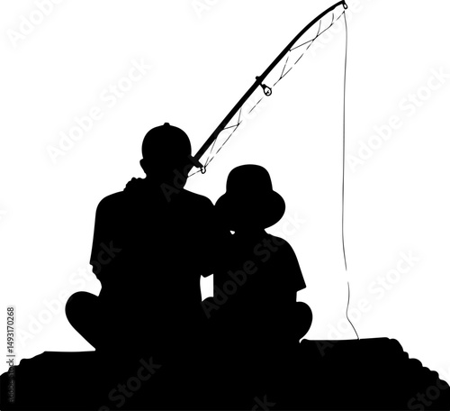 Silhouette of Gondolier on Boat

