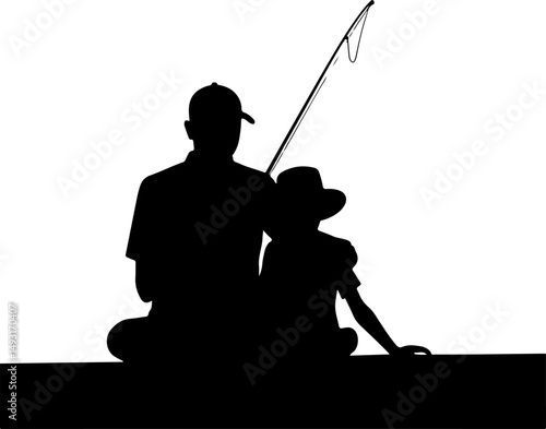 Silhouette of Gondolier on Boat

