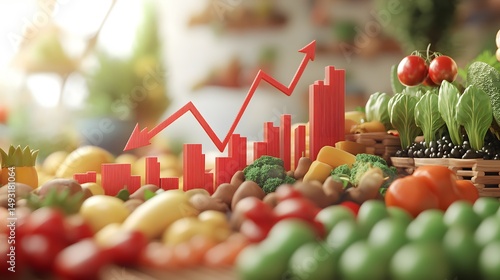 Healthy food and rising sales figures.