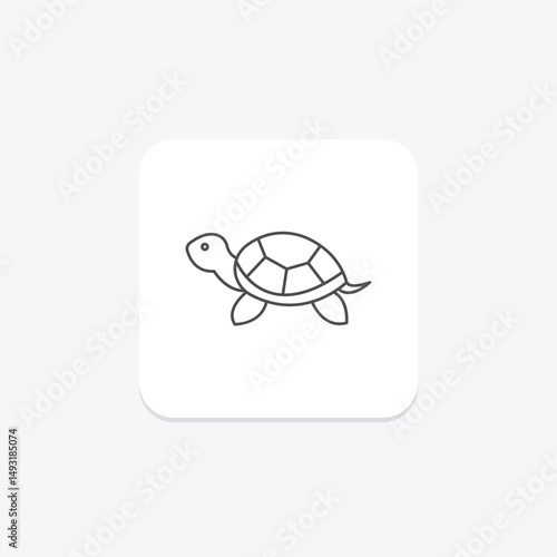 Painted Turtle, vector, pixel perfect, illustrator file