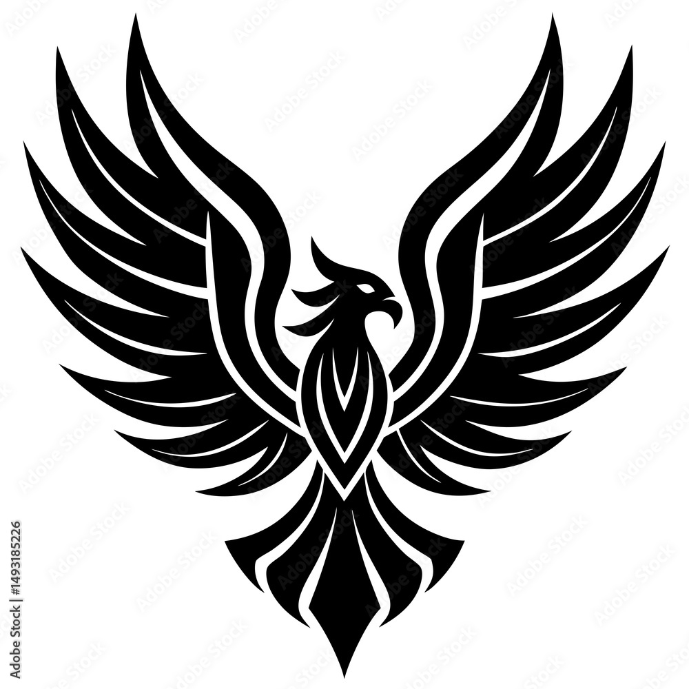 Fototapeta premium eagle with wings