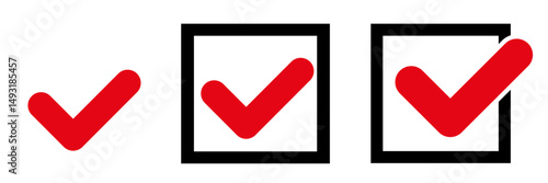 チェックボックス　マーク　アイコンセット	