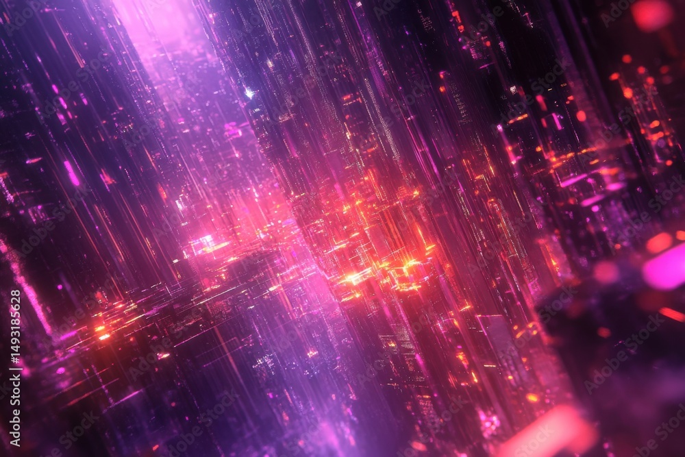 Fototapeta premium Futuristic Digital Abstract Background