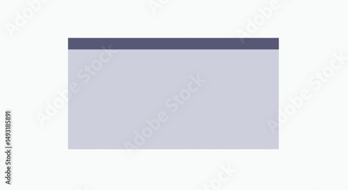 Simple Horizontal Bar With Light Gray Background And Dark Gray Border
