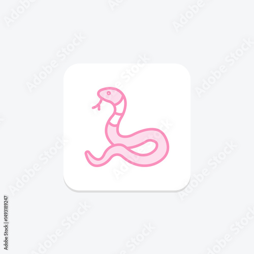 Hognose Snake, vector, pixel perfect, illustrator file