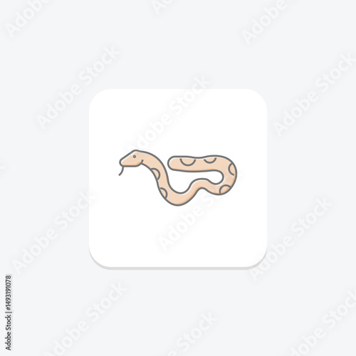 Boa Constrictor, vector, pixel perfect, illustrator file