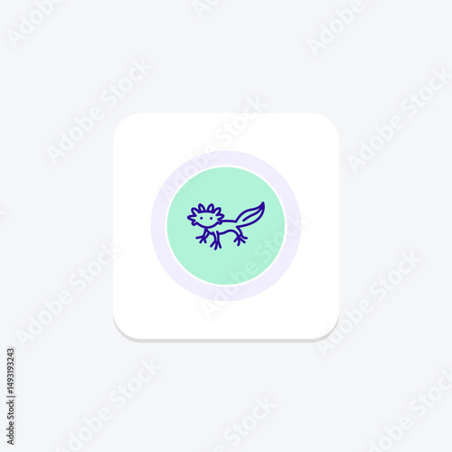 Axolotl, vector, pixel perfect, illustrator file