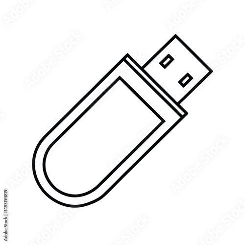 usb flash drive icon