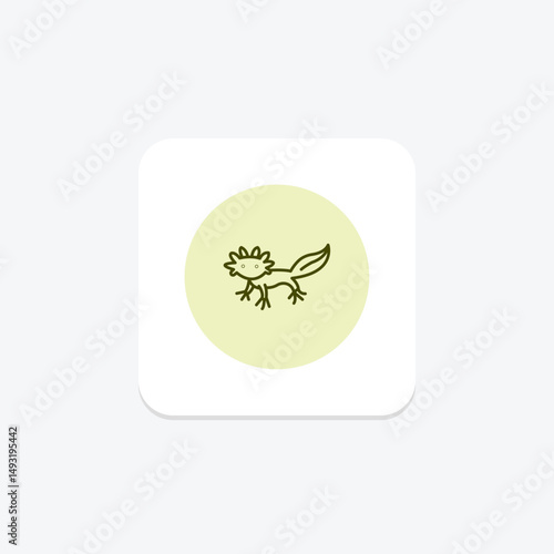Axolotl, vector, pixel perfect, illustrator file