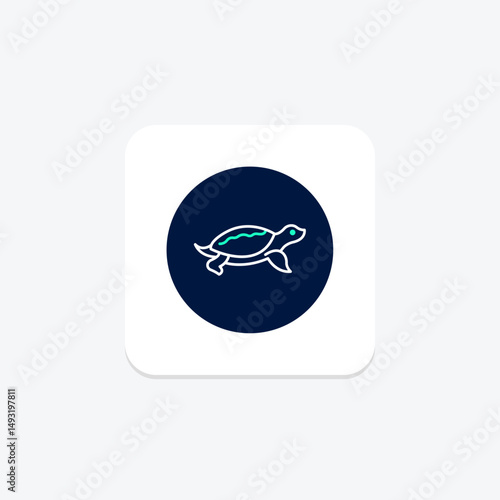 Softshell Turtle, vector, pixel perfect, illustrator file