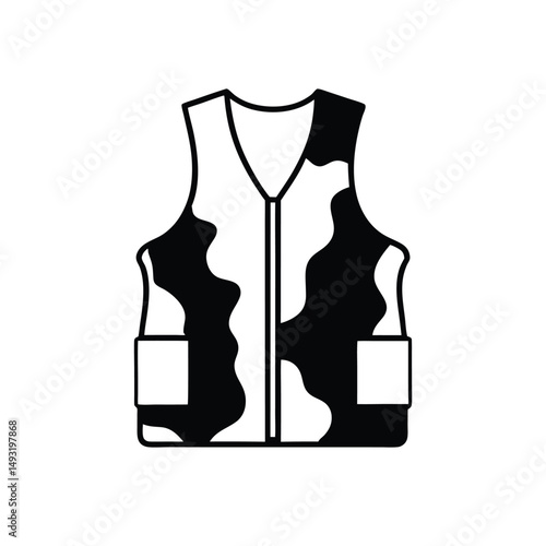 vector illustration of a male mannequin isolated