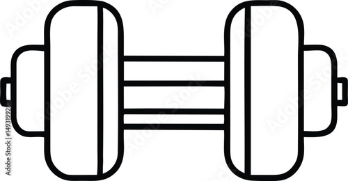 Dumbbell Icon Fitness Gym Workout Exercise