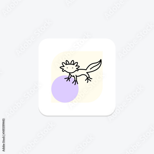 Axolotl, vector, pixel perfect, illustrator file