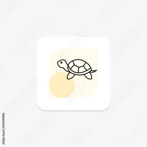 Painted Turtle, vector, pixel perfect, illustrator file